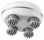 My Store electric handheld scalp massager with four rotating silicone heads for stress relief and hair care